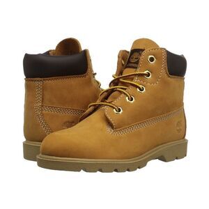 Timberland Traditional Youth Premium 6” Wheat Nubuck Waterproof Boots Size 1